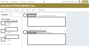Tweets geolocatie