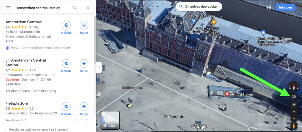 How does 3D work in Google Maps?