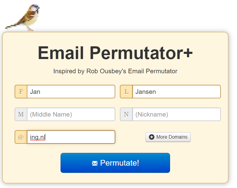 Email Permutator