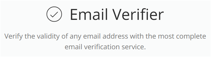 Email verifier
