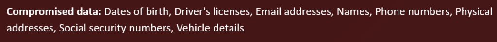 Gecompromitteerde data Gecompromitteerde data