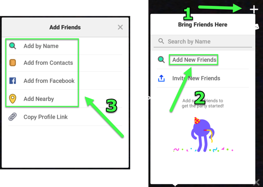 Houseparty mobile application friends