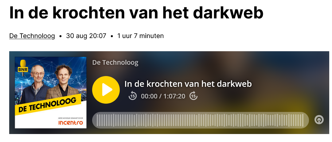 In de krochten van het dark web