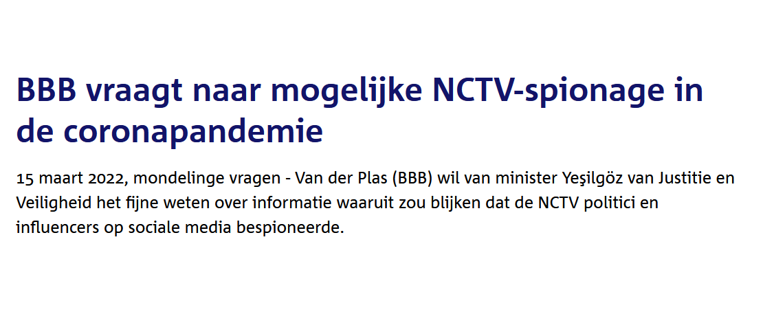 NCTV inzet gefingeerde accounts NCTV inzet gefingeerde accounts