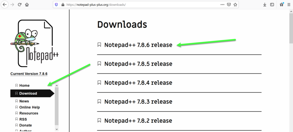 Notepad++ downloaden