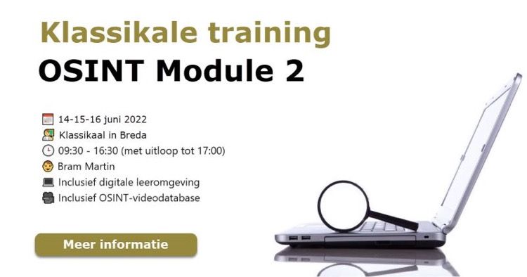 OSINT Module 2 - 14-15-16 juni 2022