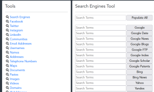 OSINT Tools Inteltechniques