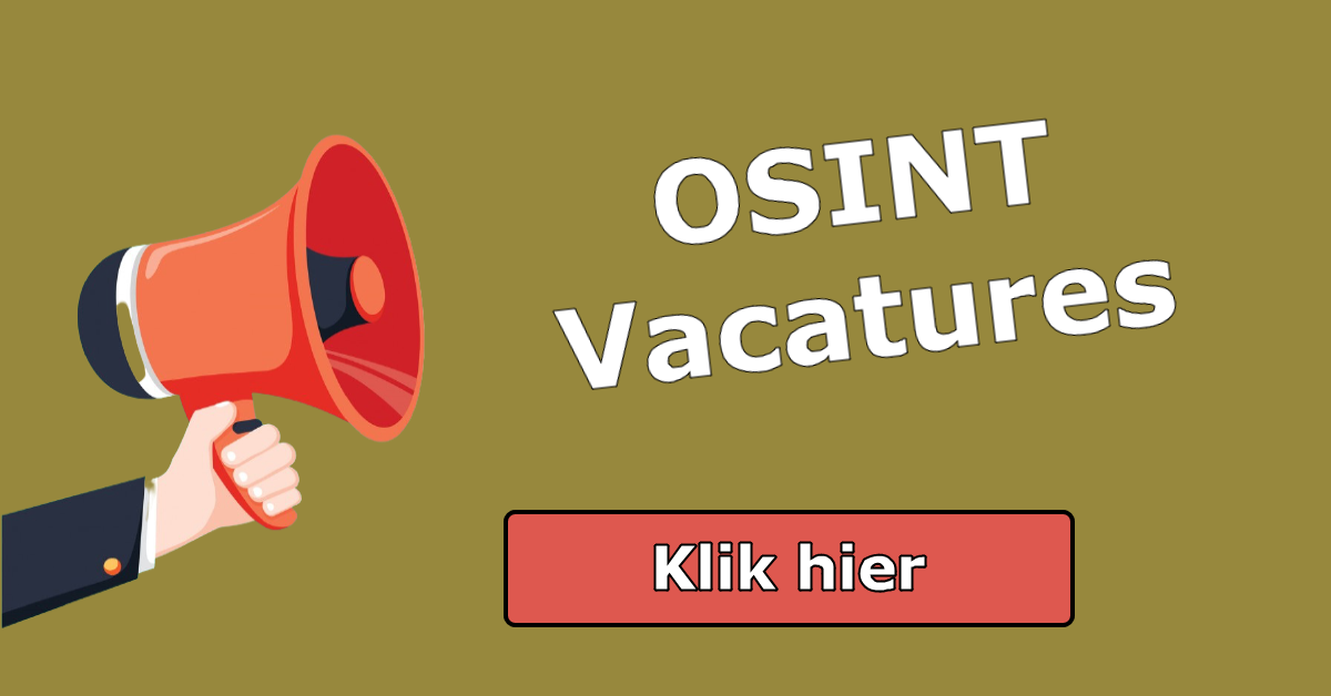 OSINT Vacatures OSINT Vacatures