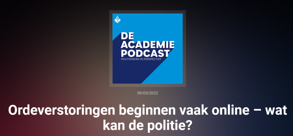 Ordeverstoringen beginnen vaak online – wat kan de politie (podcast)