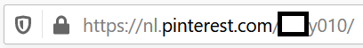 Pinterest URL