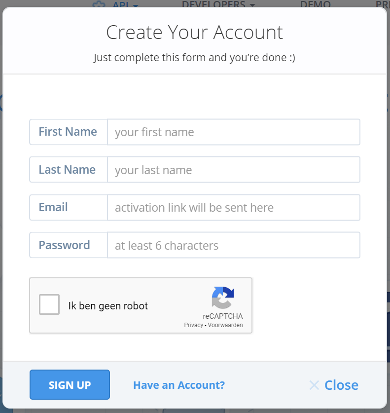 Pipl Create Account