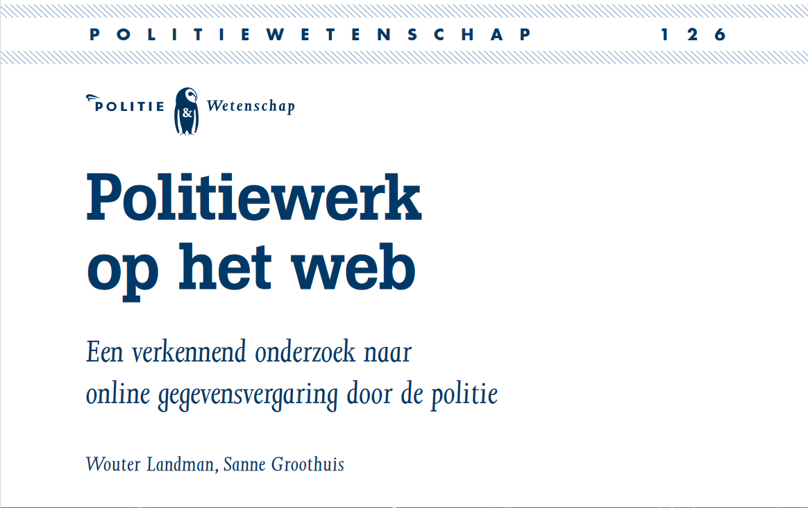 Politiewerk op het web