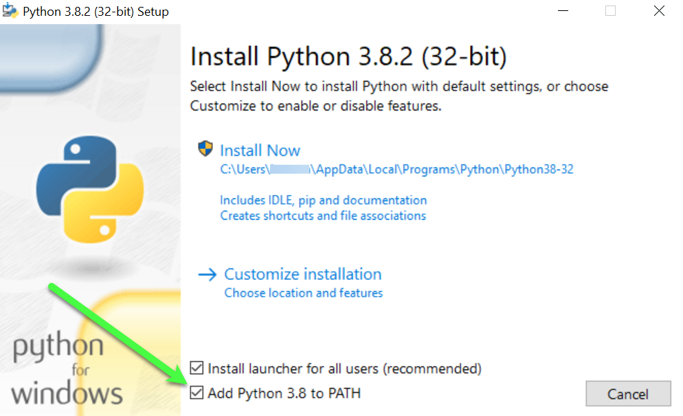 Python installeren