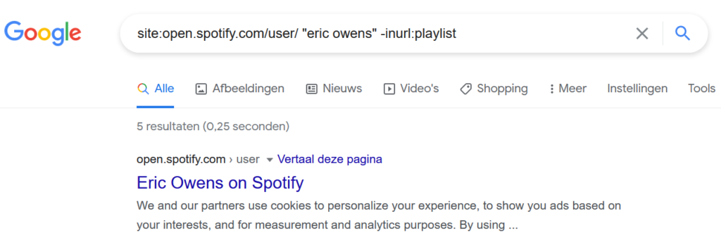 Spotify via Google