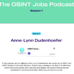The OSINT Jobs Podcast