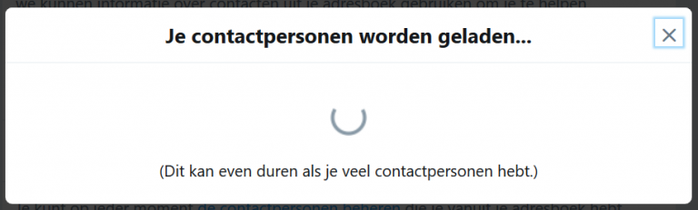 Twitter laadscherm