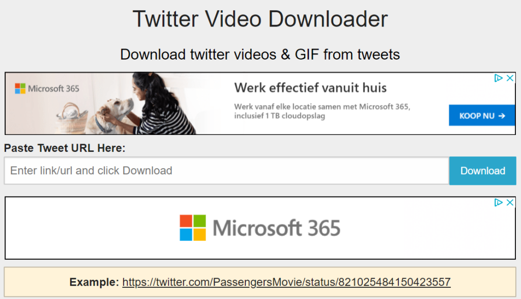 Twitter Video Downloader - Download Twitter video to mp4