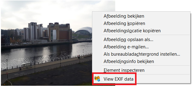 View Exif data