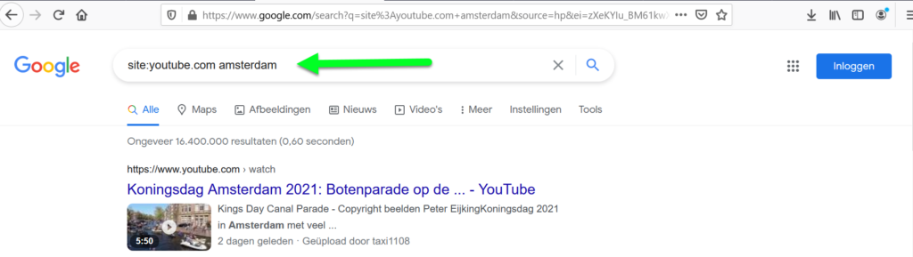 Youtube via Google