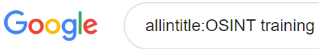 allintitle allintitle