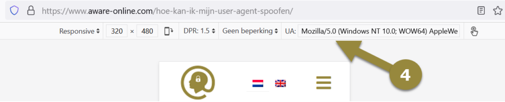 user-agent gespoofed User agent gespoofed
